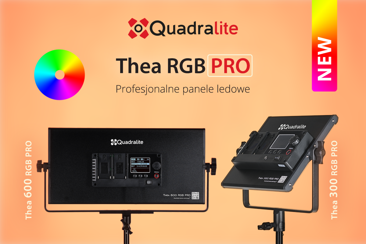 Premiera nowych paneli Quadralite Thea PRO oraz dedykowanych akcesoriów!