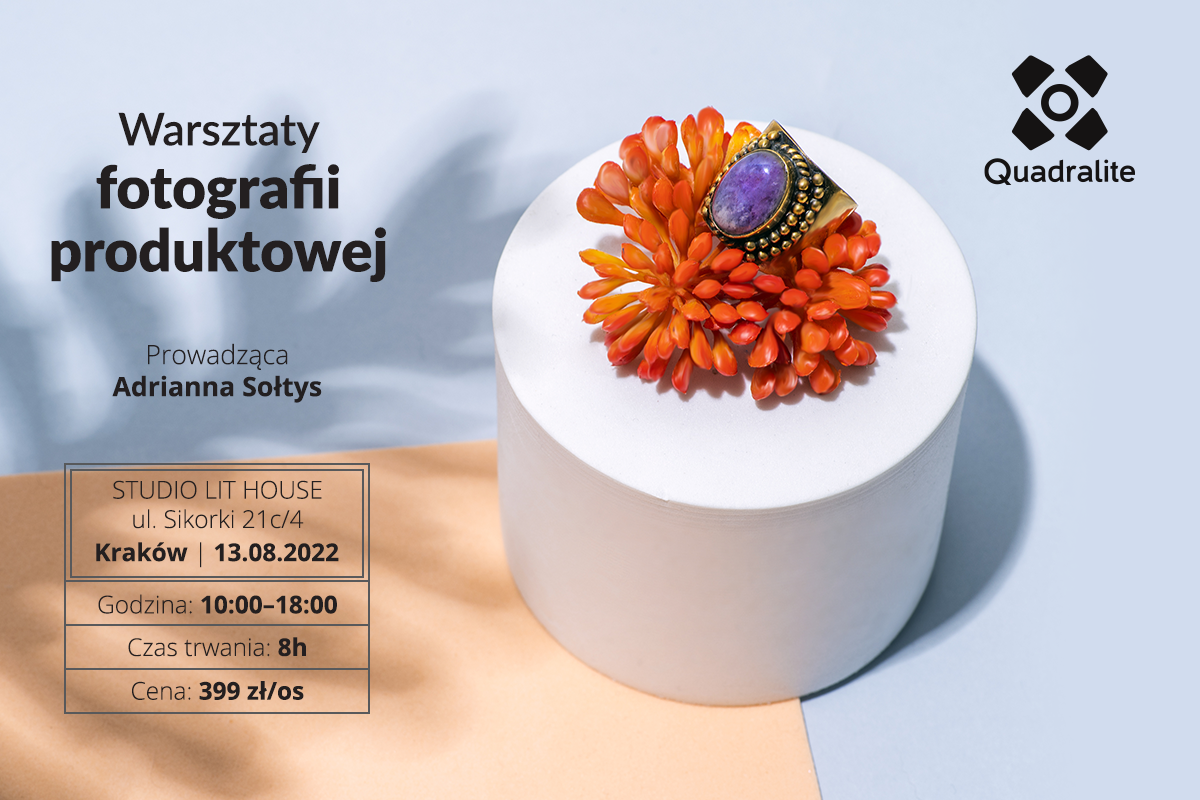 Warsztaty fotografii produktowej: 2 edycja