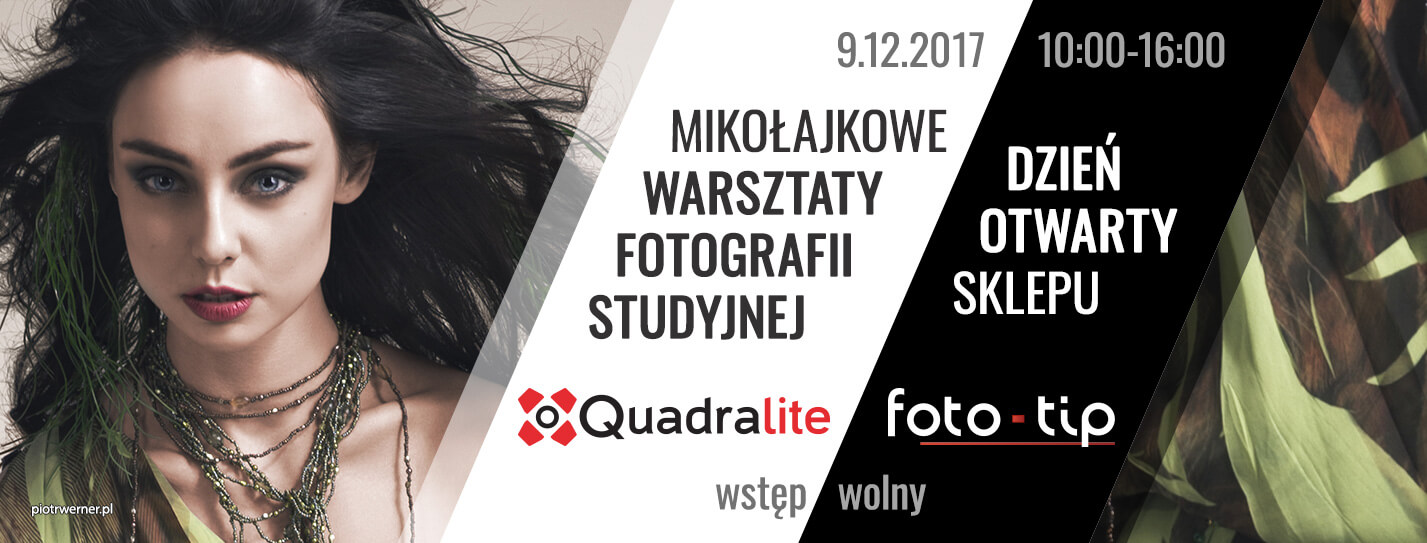 Mikołajkowe warsztaty fotografii studyjnej z Quadralite i Foto-tip