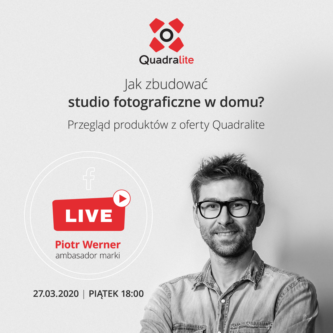 Live z Piotrem Wernerem – Jak zbudować studio fotograficzne w domu — 1