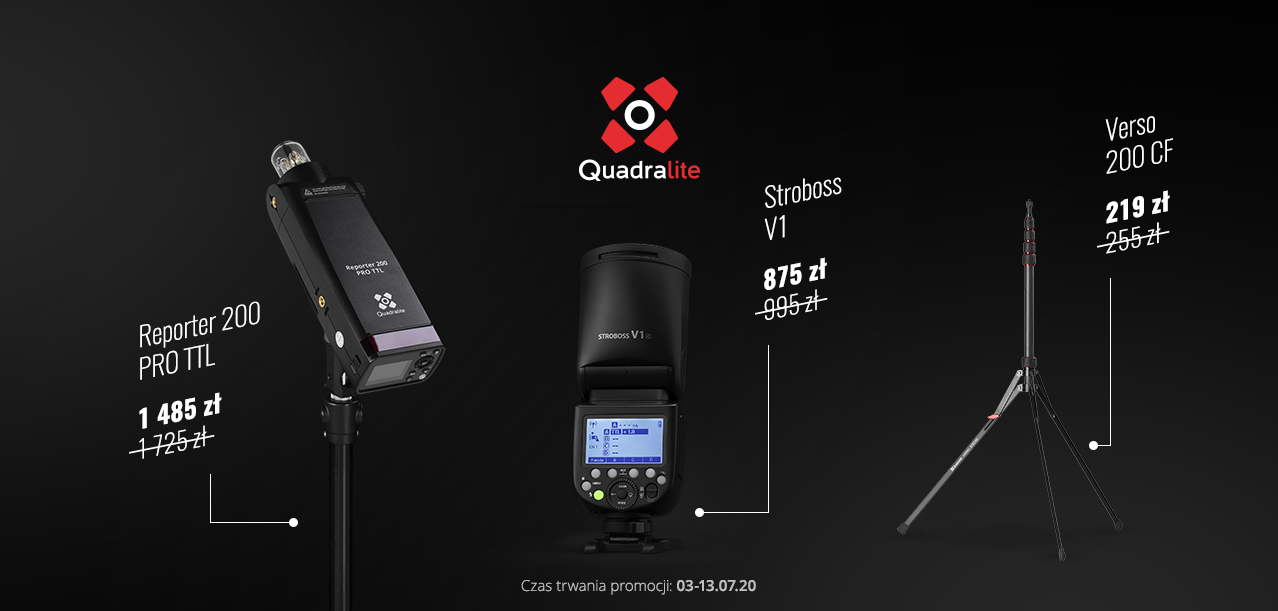 PROmocja Quadralite – profesjonalne studio fotograficzne. Nawet do -450zł! — 2