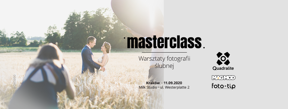 Quadralite Masterclass – Warsztaty fotografii ślubnej z DR5000 i Dawidem Mazurem