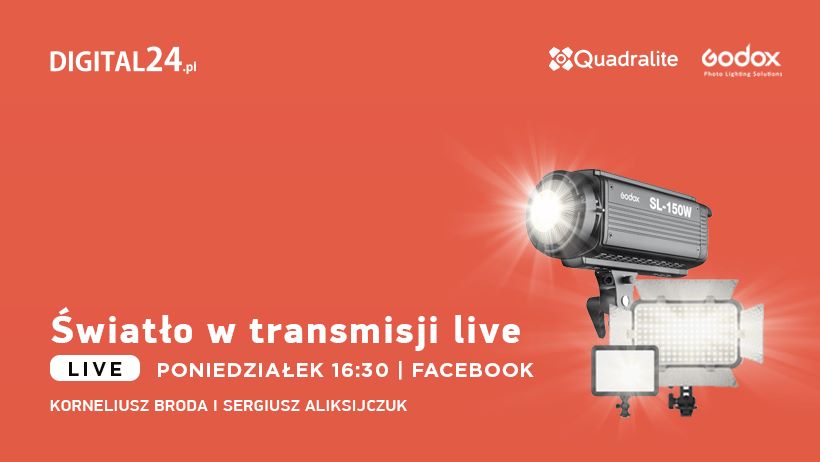 Światło w transmisji live | #livesession Digital24