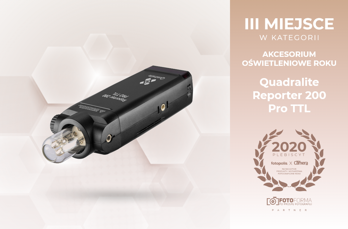 Quadralite Reporter 200 Pro TTL – Akcesorium oświetleniowe roku 2020!