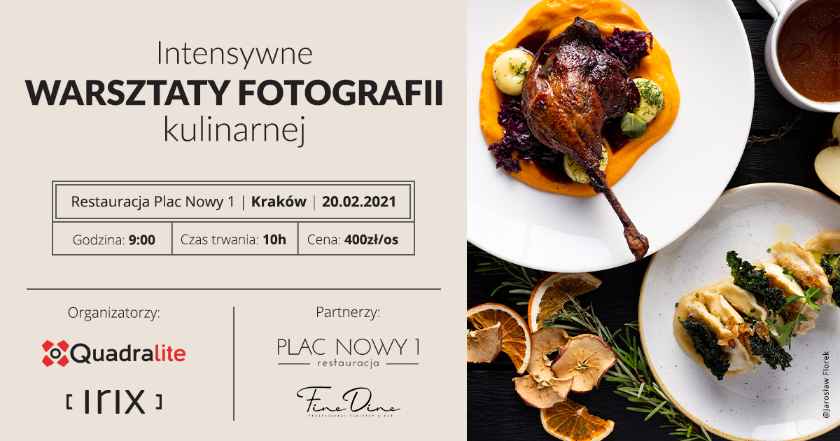 Intensywne warsztaty fotografii kulinarnej