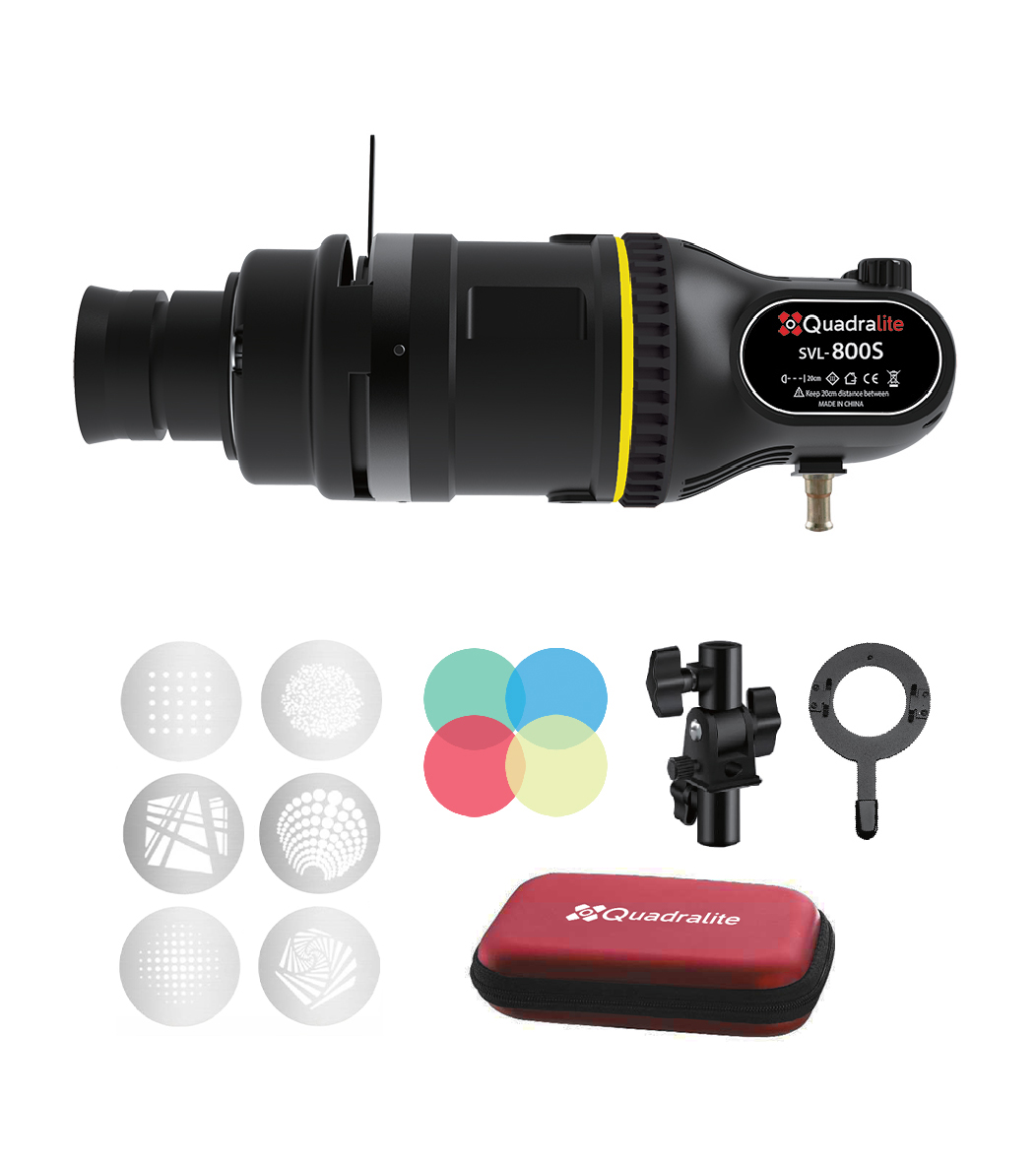 Quadralite SVL-800S LED ze snootem