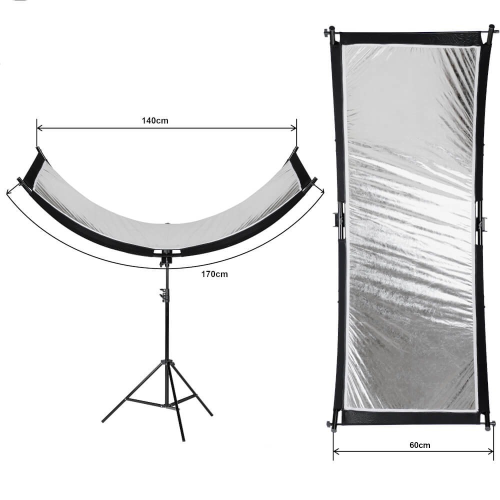 Quadralite Crescent M Reflector beauty marco