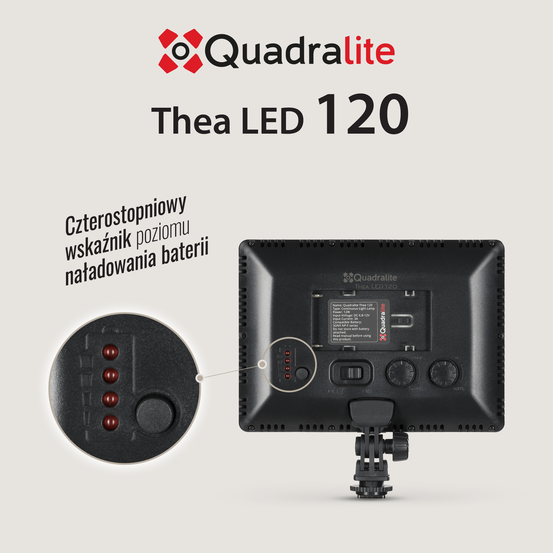 Quadralite Thea 120 LED