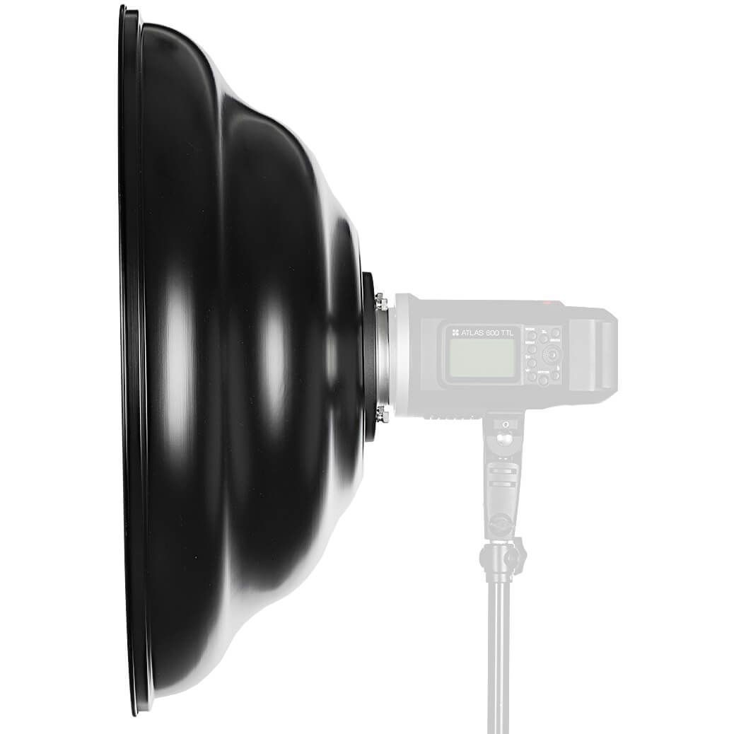 Quadralite Wave Beauty Dish bianco 55