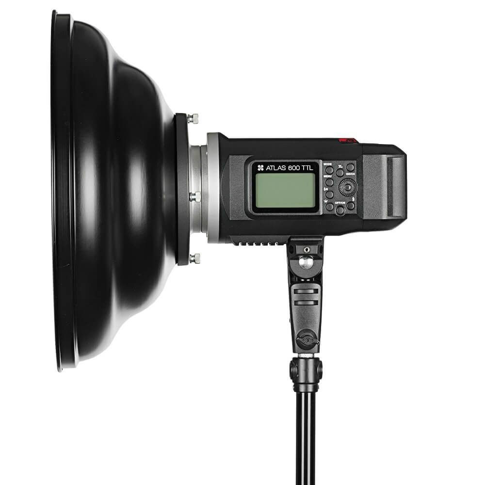 Quadralite Wave Beauty Dish plateado 70