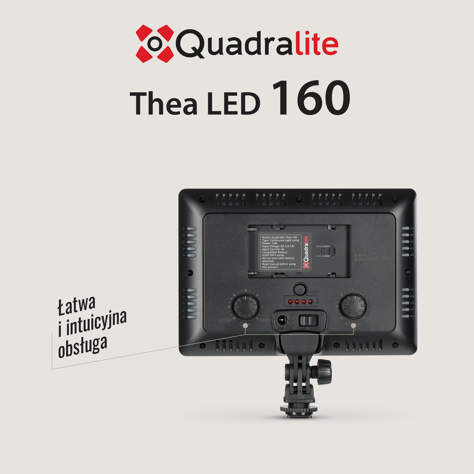 Quadralite Thea 160 LED