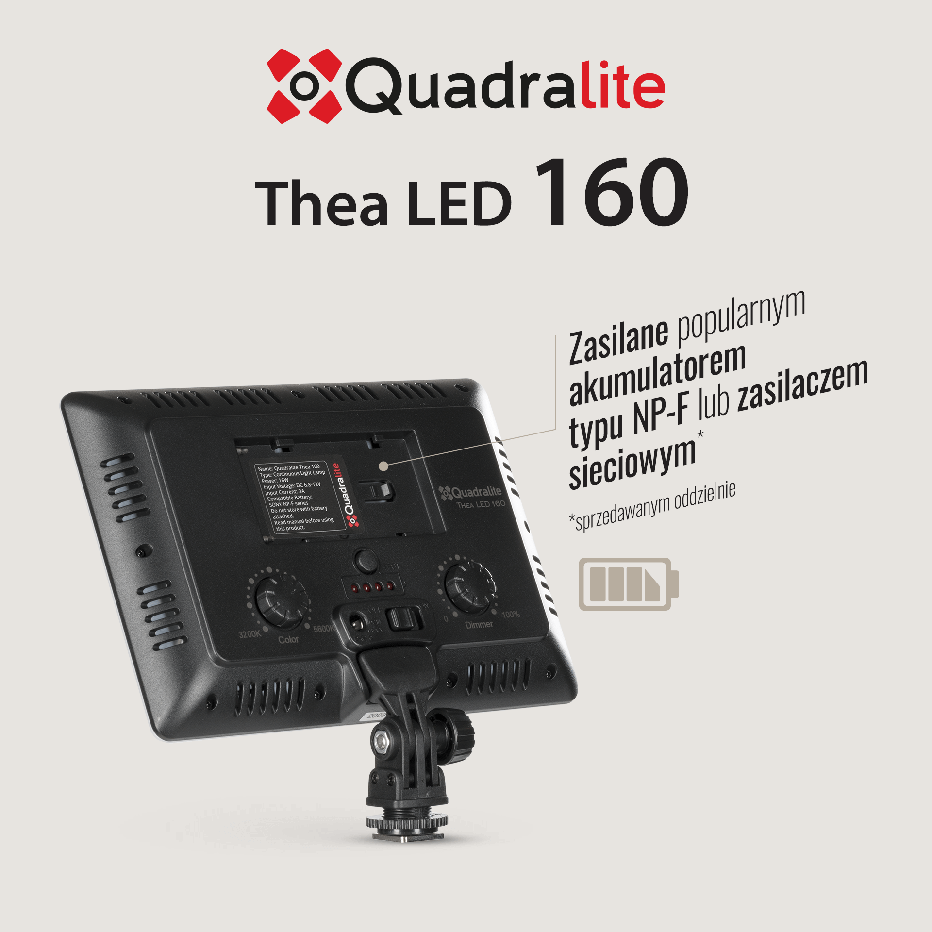 Quadralite Thea 160 LED