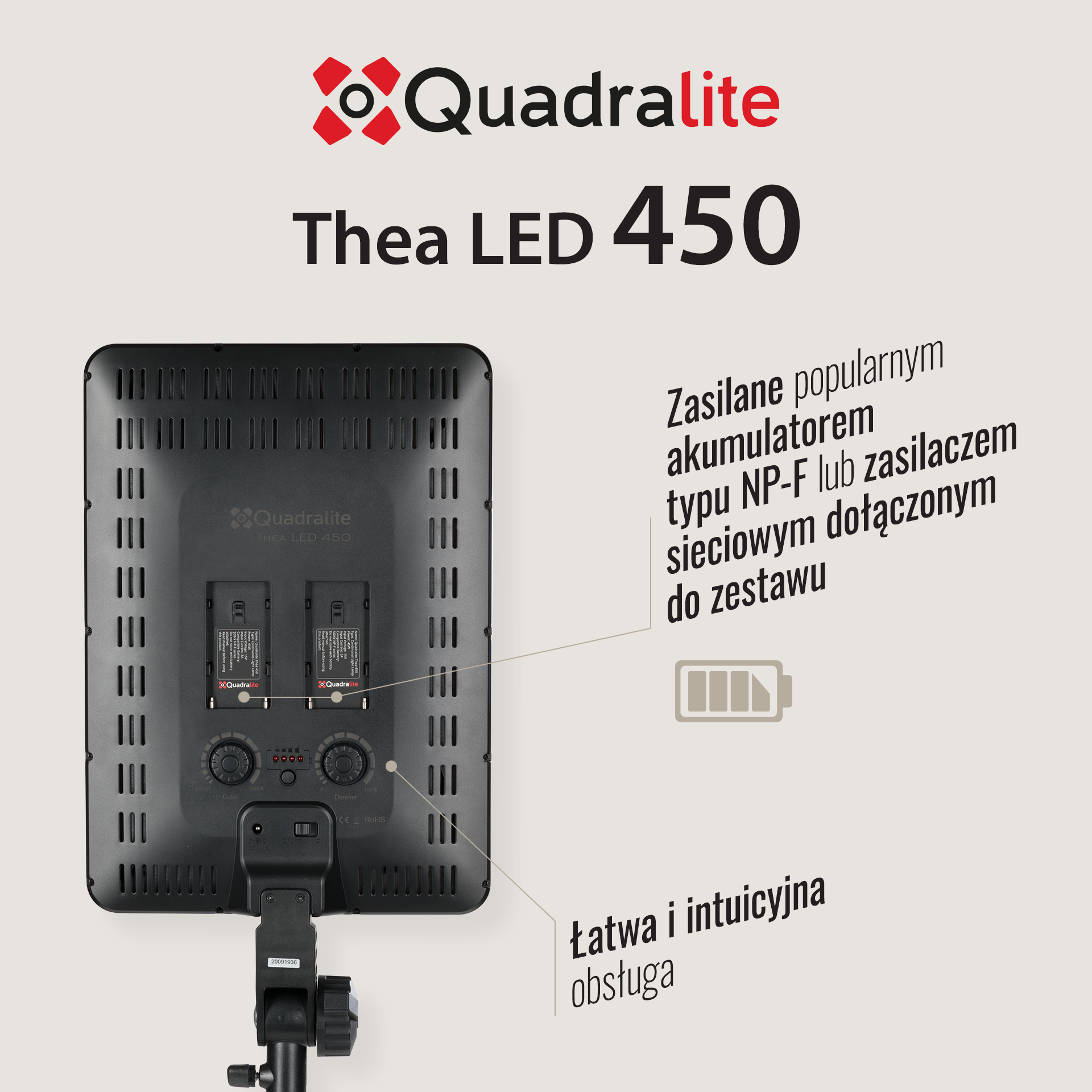 Quadralite Thea 450 LED