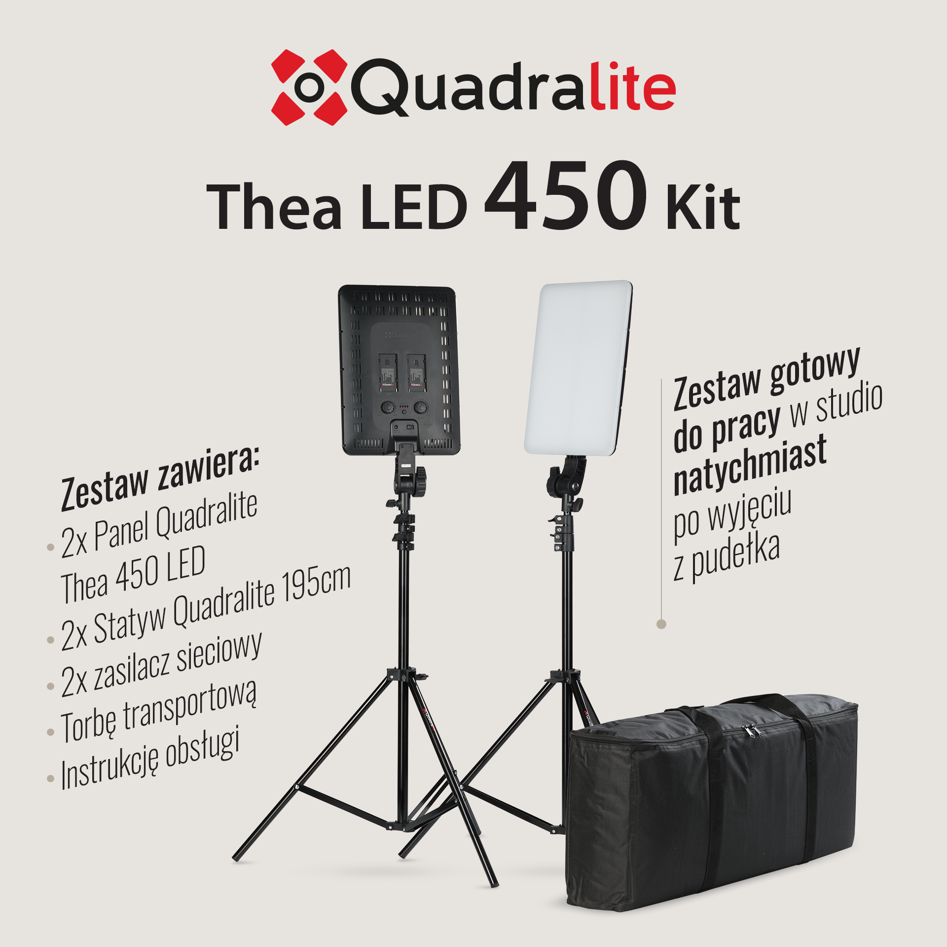 Quadralite Thea 450 LED