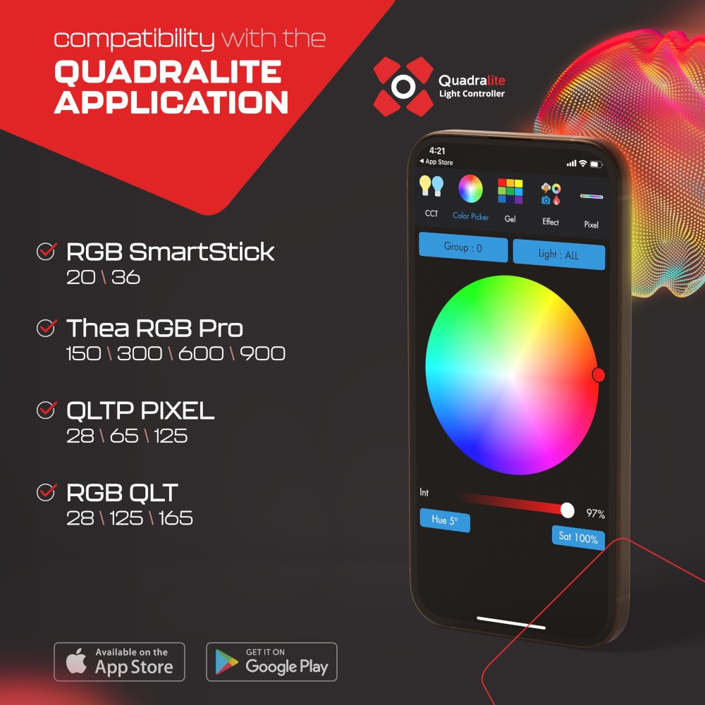 Quadralite LED panel Thea 600 RGB PRO