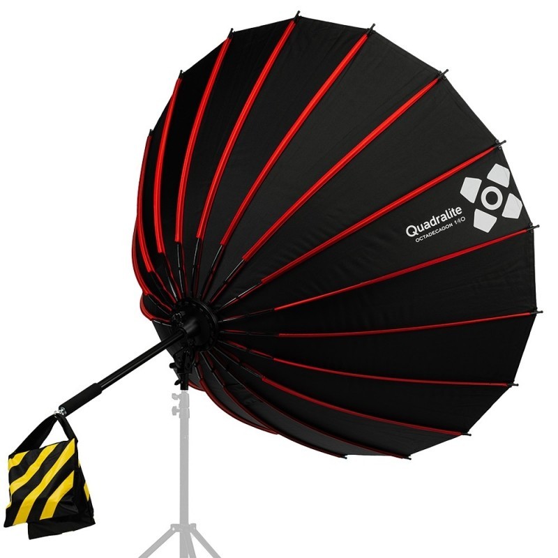 Quadralite Softbox Octadecagon Focus Para 140cm